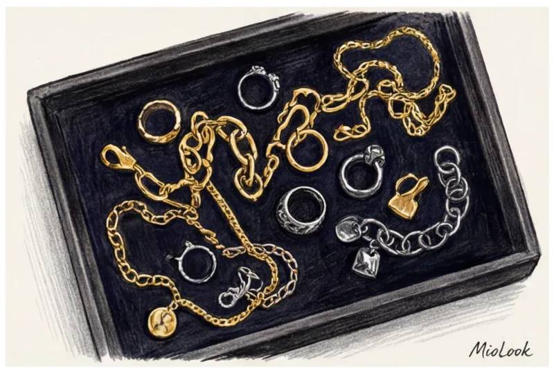 Правило микса: как стильно сочетать золото и серебро в одном образе - 5