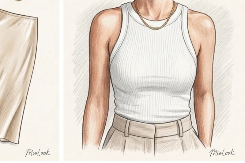 Летний гардероб Clean Girl: лен, шелк и базовые топы - 9