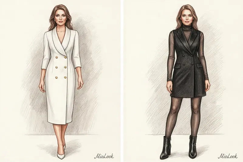 Платье-смокинг - 4