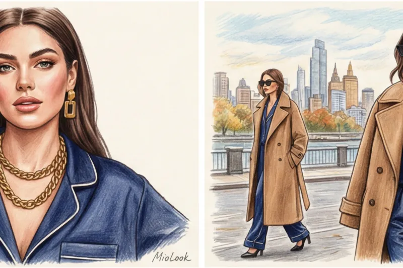 Костюмы в пижамном стиле: как носить в городе и не выглядеть по-домашнему - 5