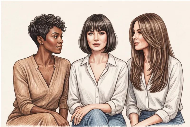 Омолаживающие стрижки: как выглядеть свежо и современно после 40 - 9