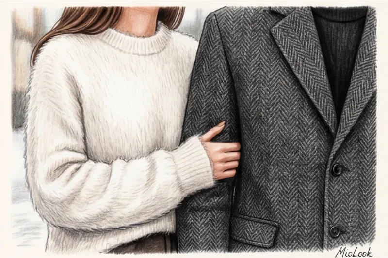Зимние парные образы: стильные идеи для холодной погоды - 8