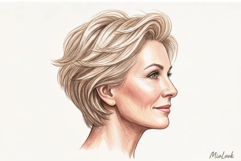 Омолаживающие стрижки для женщин 50 лет: тренды и нестареющая классика - 8