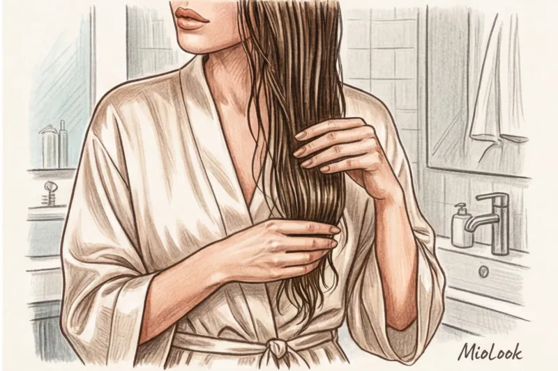 Подиумные hair-тренды в жизни: эффект мокрых волос и зализанные пучки - 6