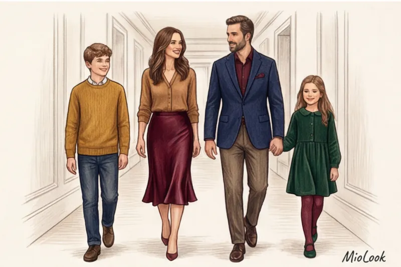 Праздничный Family Look: Образы для Нового года, свадеб и торжеств - 8