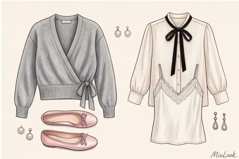 Офисный романтизм: элементы Coquette и Balletcore в деловом дресс-коде - 9