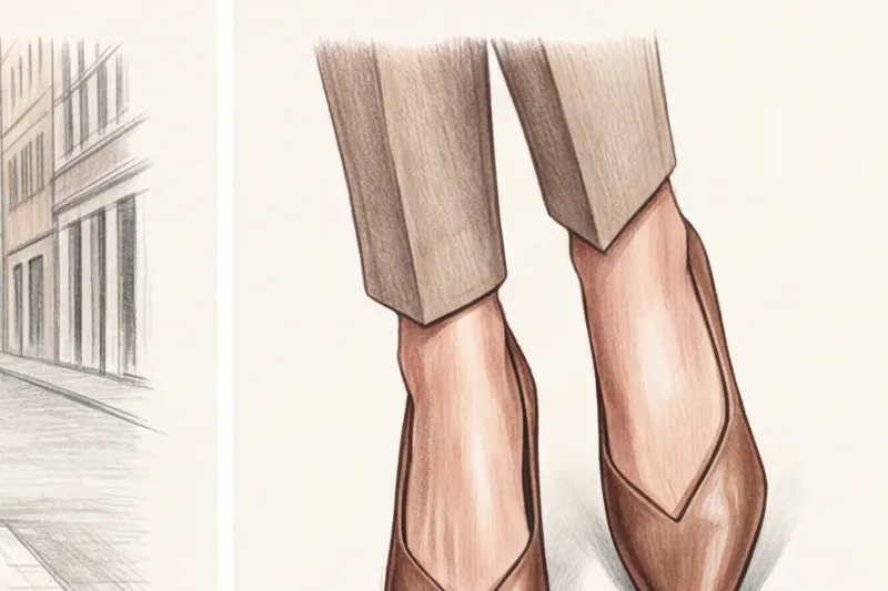 Как визуально удлинить ноги: правильные брюки, юбки и обувь - 3