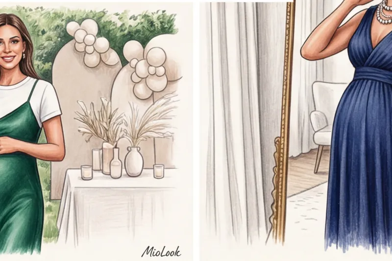 Образ на Baby Shower и гендер-пати: как выбрать идеальное платье - 8