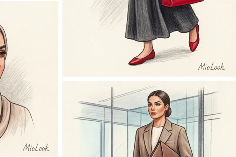 Деловые аксессуары и обувь в modest fashion - 6