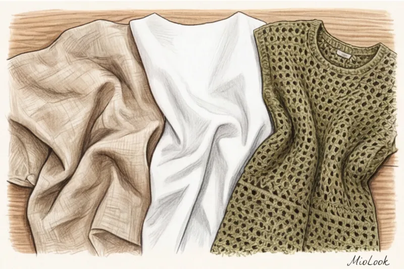 Летняя многослойность: как сочетать лен, хлопок и кроше в жаркую погоду - 8