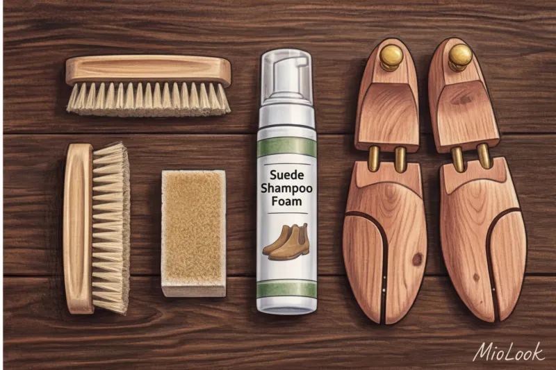 Уход за замшевой обувью зимой: как убрать белые разводы от соли - 6