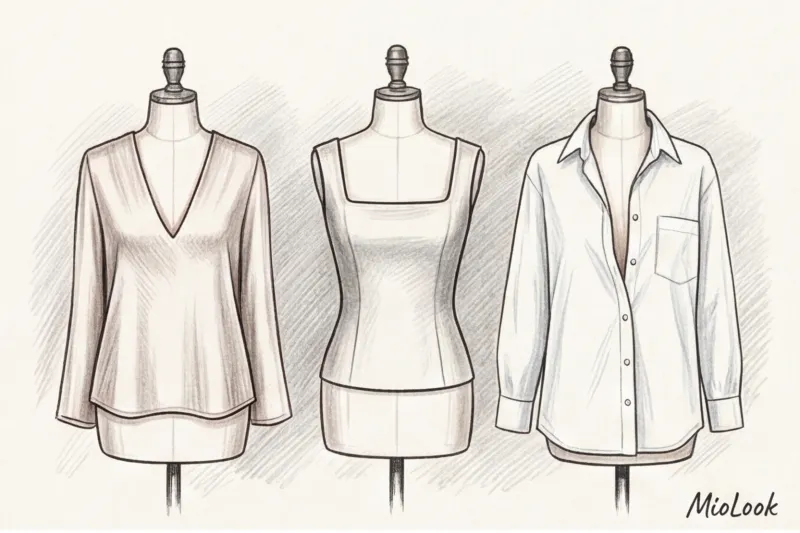 Как визуально удлинить шею: правильные вырезы и аксессуары - 2