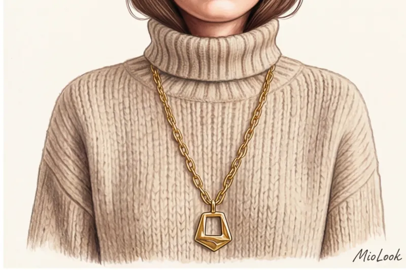 Как подобрать колье и цепочки под вырез одежды: наглядный гид - 3