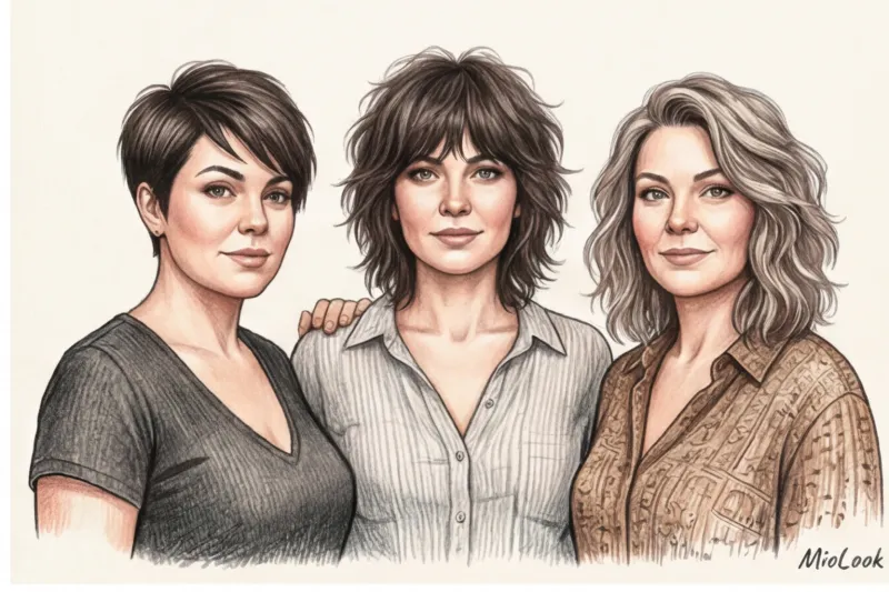 Стрижки, которые молодят и стройнят круглое лицо - 3