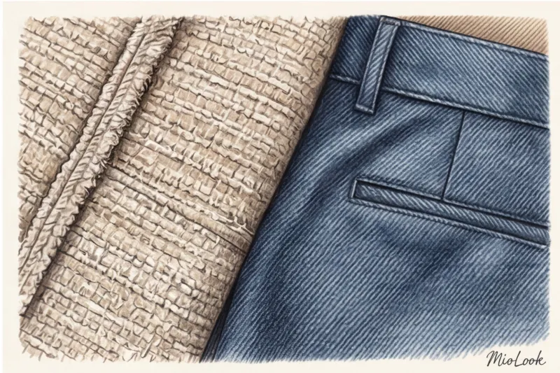 Ткани, которые не мнутся: из чего собрать гардероб для офиса и поездок - 9