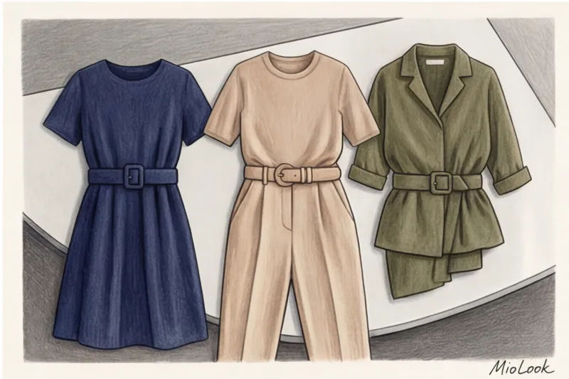 Как носить ремень, чтобы визуально скрыть живот - 9