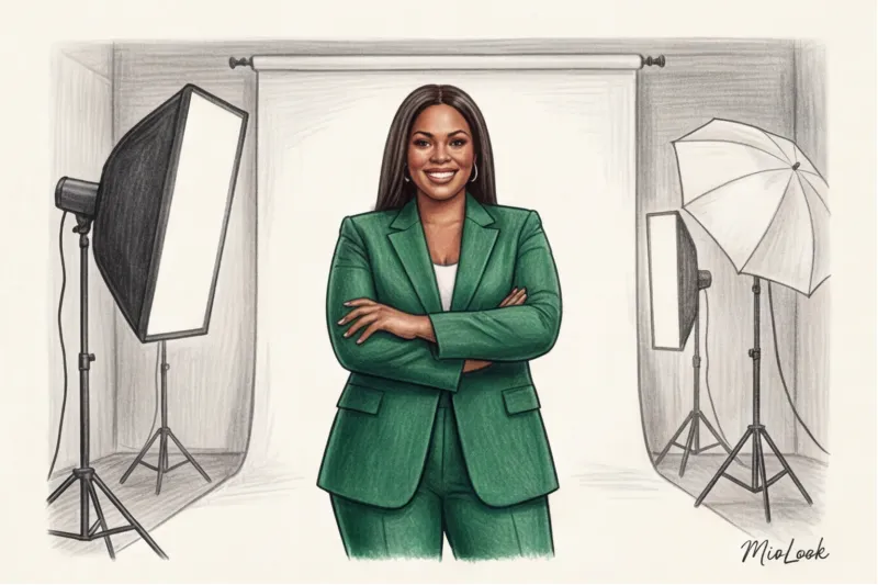 Деловая фотосессия для полных женщин: выигрышные фасоны и образы - 1