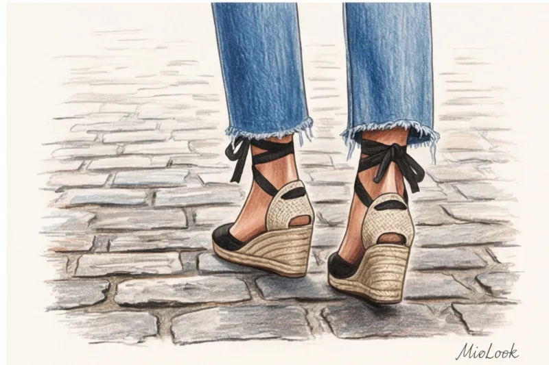 Летний стиль парижанок: платья с запахом, эспадрильи и соломенные сумки - 9