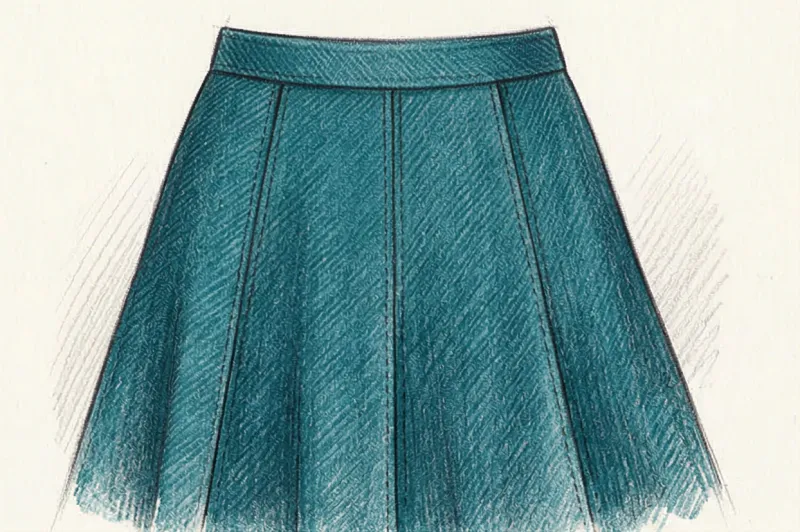 Wedge skirt: what it is, its cut, and what to wear it with