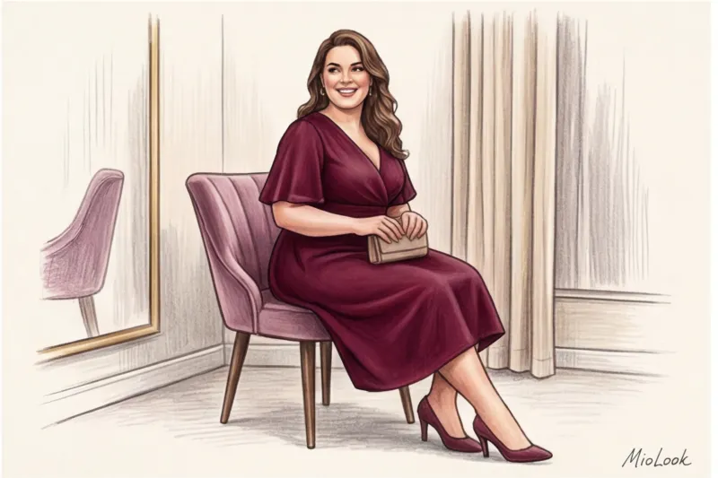 Стильные образы на свадьбу для полных женщин (Size+) - 6