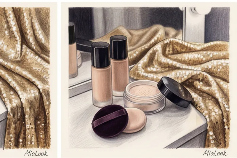 Макияж под вечернее платье с пайетками: как не перегрузить сияющий образ - 3