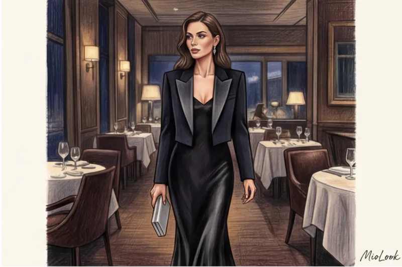 Платье-комбинация в вечернем гардеробе: идеи образов для праздника - 3