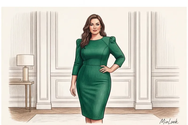 Образы на корпоратив для полных женщин: как подчеркнуть достоинства - 2