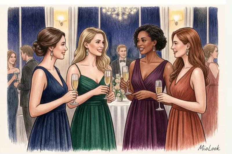 Можно ли надеть черное или красное платье на свадьбу? - 6