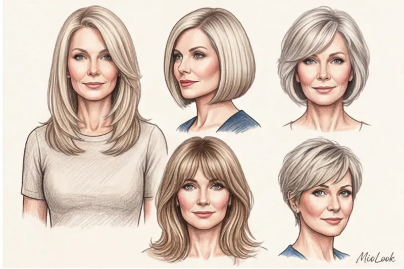 Омолаживающие стрижки для тонких волос: как добавить объем и густоту - 3