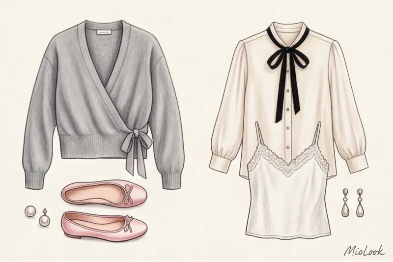 Офисный романтизм: элементы Coquette и Balletcore в деловом дресс-коде - 2