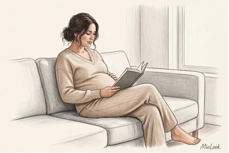 Домашний гардероб для беременных и кормящих: красота и практичность - 1