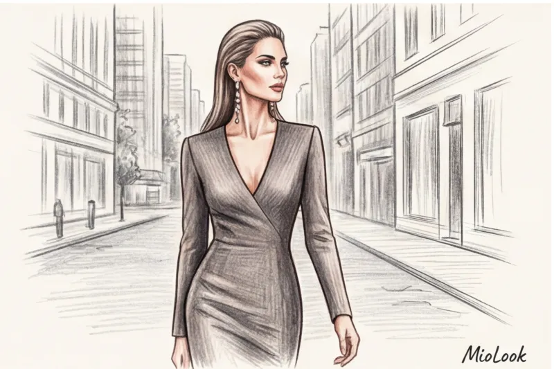 Как визуально удлинить шею: правильные вырезы и аксессуары - 7