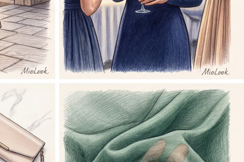 Летние закрытые вечерние платья: как выглядеть нарядно и не перегреться - 6