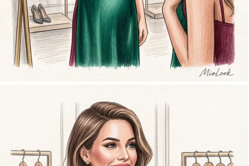 Новогодние и корпоративные наряды: блеск, бархат и комфорт для будущих мам - 4