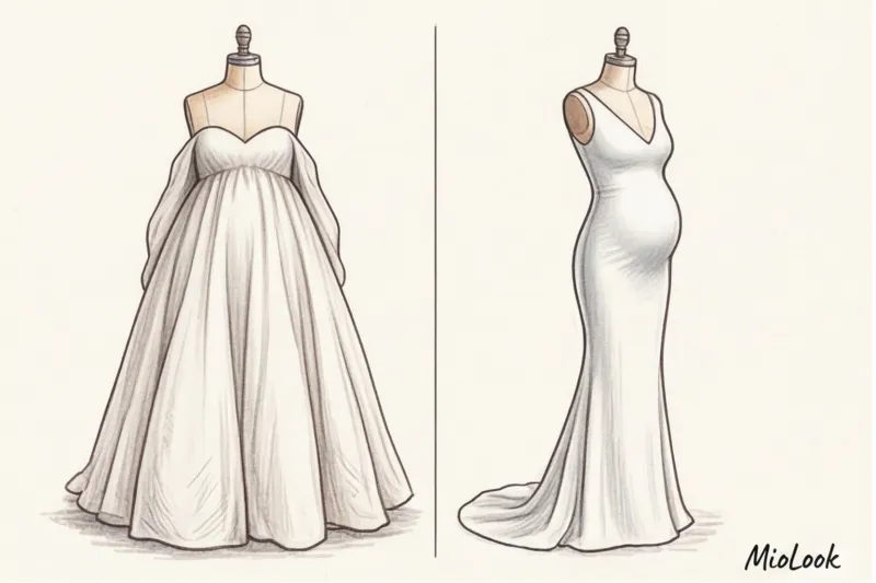 Свадебное платье для беременной невесты: как найти наряд мечты - 1