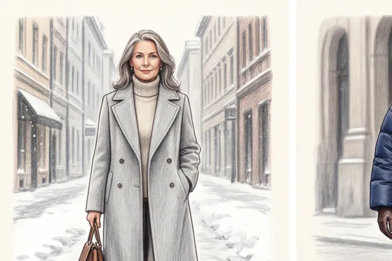 Зимняя верхняя одежда для женщин за 50: стиль и тепло