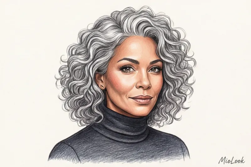 Омолаживающие стрижки для кудрявых и волнистых волос - 5