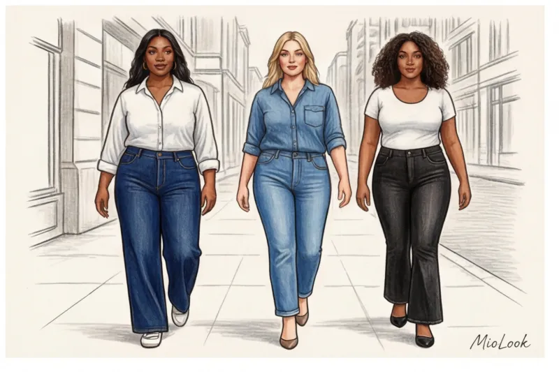 Как подобрать идеальные джинсы по типу фигуры: полное руководство - 9