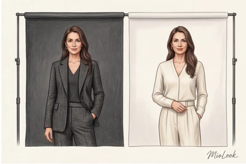 Образы для деловой фотосессии в студии: как выбрать одежду и фон - 3