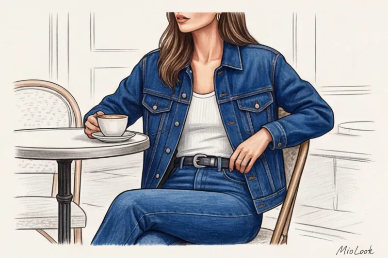 Базовая джинсовая куртка: актуальные фасоны и стильные сочетания - 5