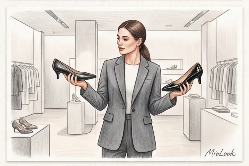 Обувь для офисных эстетик: слингбэки, киттен-хилл и туфли с острым мысом - 5