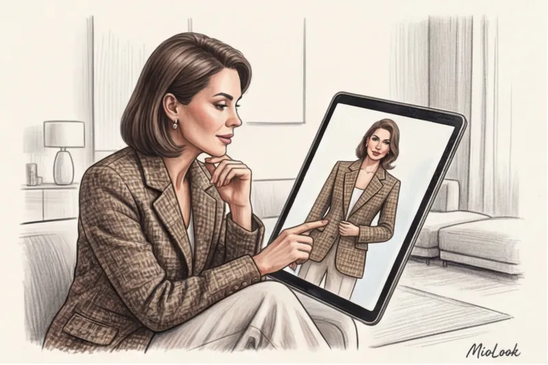 How does a neural network that tries on clothes from photos work?