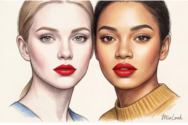 Идеальная красная помада: как выбрать свой оттенок по цветотипу - 8