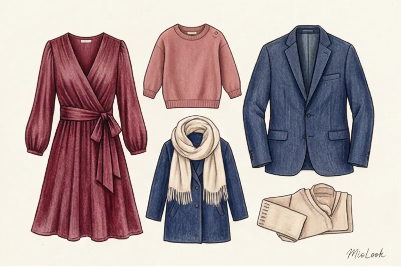 Не только одинаковое: как создать праздничный Family Look с помощью цвета - 2