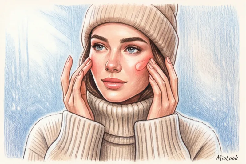 Зимний повседневный макияж: защита кожи и стойкость в холода - 4