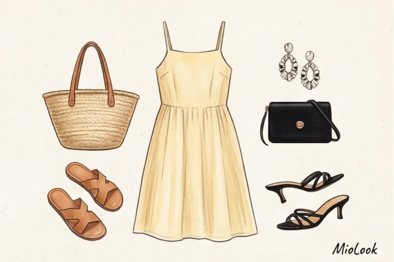 Летние образы для свиданий: легкие платья, шорты и летящие ткани - 4