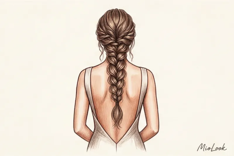 Как подобрать прическу под вырез платья: от V-образного до открытой спины - 5