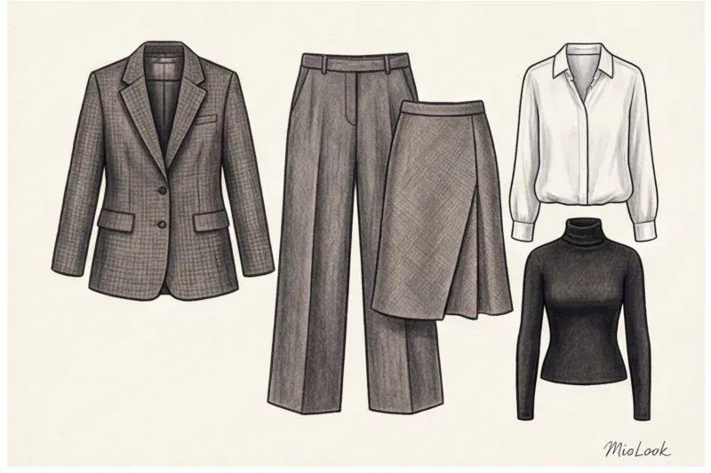 Собираем капсулу для бизнес-съемки: 5 вещей — 10 разных образов - 8