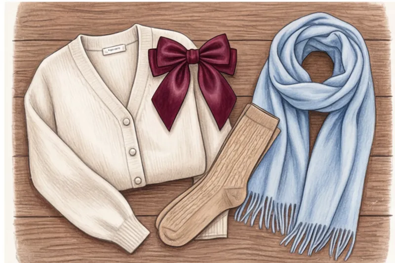 Уютная романтика: как носить стиль Coquette и Balletcore осенью и зимой - 9