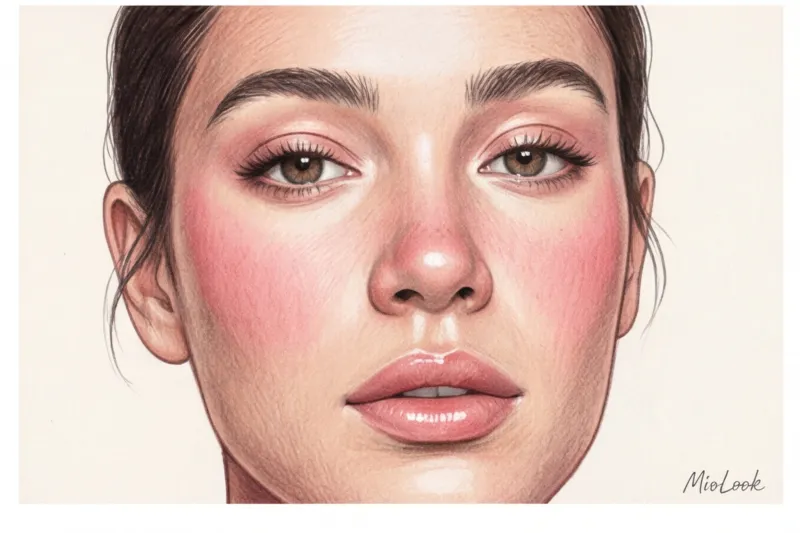 Макияж в стиле Coquette и Balletcore: морозный румянец, сияние и нежные губы - 8